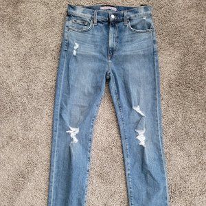 Joes Jeans Women's 28 waist High Rise Demin scalloped Hem Distressed